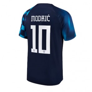 Kroatien Luka Modric #10 Bortatröja VM 2022 Kortärmad